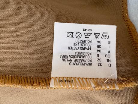 Třpytivá bunda melrose zlatá ve velikosti 32, 32