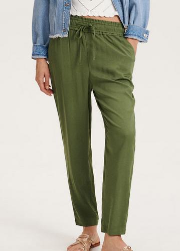 Viskozové kalhoty, reserved,xs