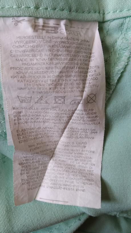 Elastické kalhoty, fishbone,s