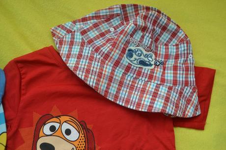 Letní set v.92,tričko,plavky,klobouček,kšiltovka, setino,92