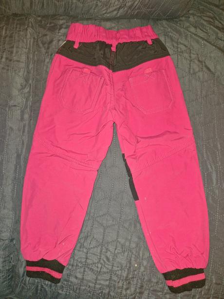 Růžové zateplené kalhoty zn. active sport vel. 104, active,104