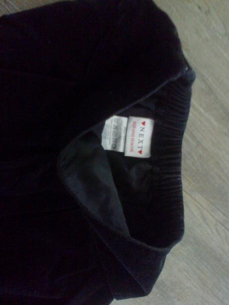 Sametová sukýnka vyšívaná, next,80