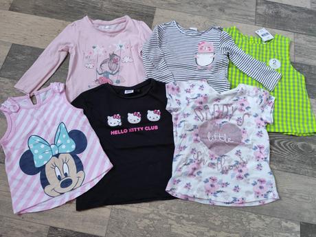 Trika dívčí vel.86-92, h&m,86