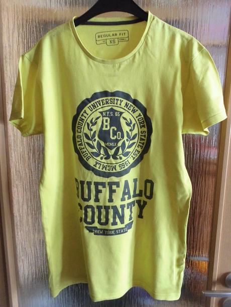 Žluté triko s obrázkem, xs