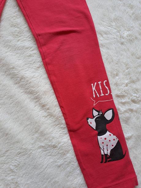 Legíny červené vel. 134, 134