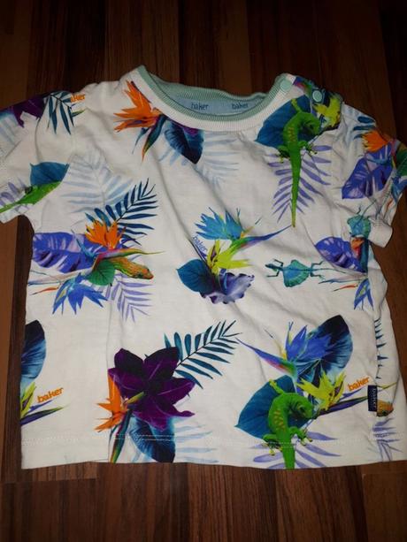 Bile tričko baker 86, 86