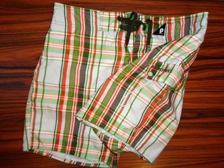 Luxusní káro kraťasy alias plavky protest, m