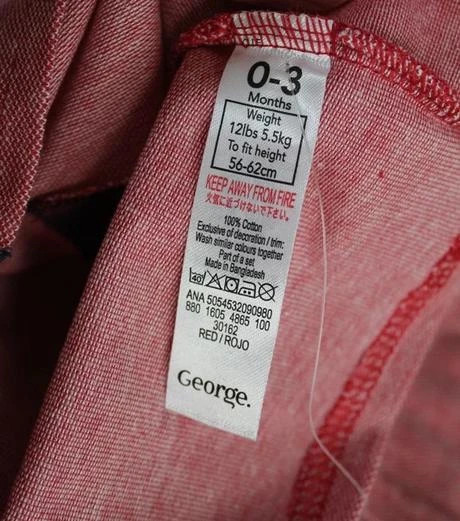 Tričko s límečkem vel. 0 - 3 m, george,62