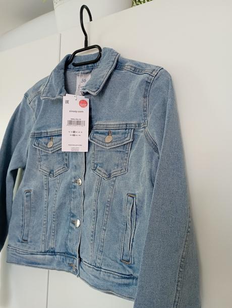 Džínová bunda nová s cedulkou, sinsay,36 / s