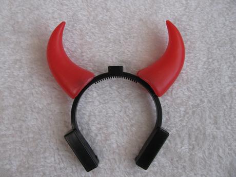 Vánoční čelenka-čertí rohy, 