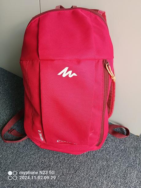 Batoh "decathlon-quechua" růžovo-šedá, 