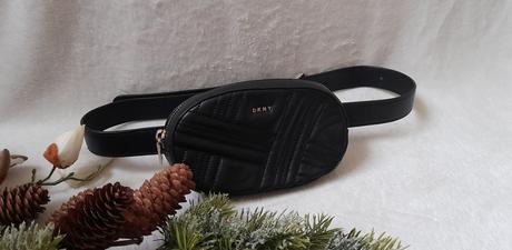 Dkny kožená ledvinka na pásku, dkny