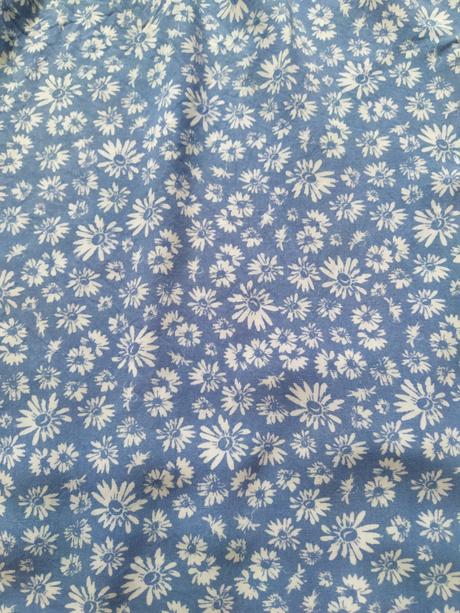 Modro květované šaty, c&a,146