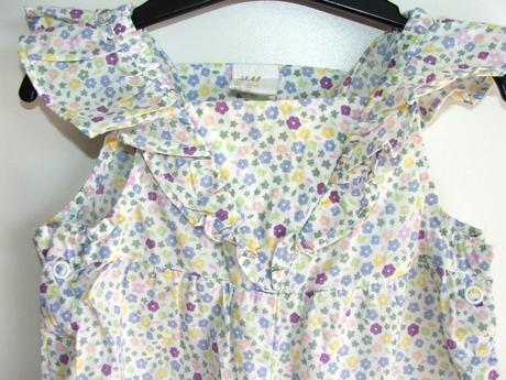 P470 dívčí letní overal vel. 4-6m, h&m,68