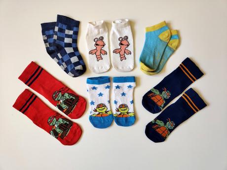 6x obrázkové ponožky vel. 23-26, 24