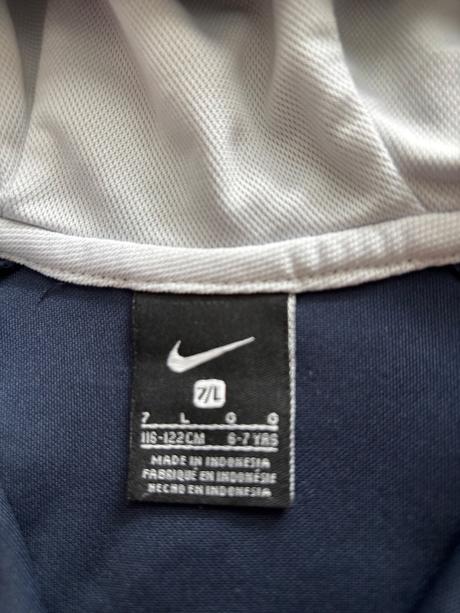 K5/ mikina modrá sportovní zn. nike - v.6/7 let, nike,122