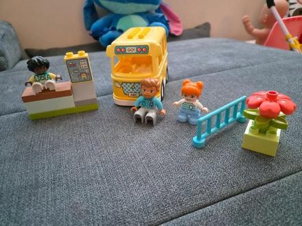 Lego duplo 10988 jízda autobusem,