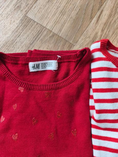 3krát třpytivý svetr s mašlí h&m 134/140, h&m,134 / 140
