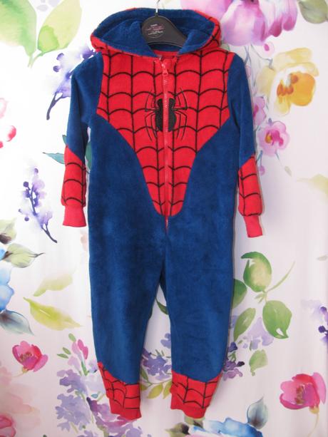 Fleesový overal na spaní spiderman, marvel,110