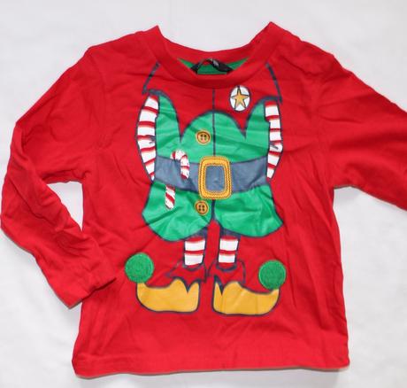 Al130. vánoční tričko 1-1,5 let, 86