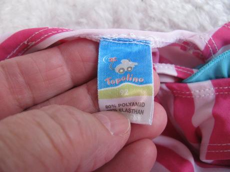 Barevné kojenecké plavky s chobotnicí a s volánky, topolino,74