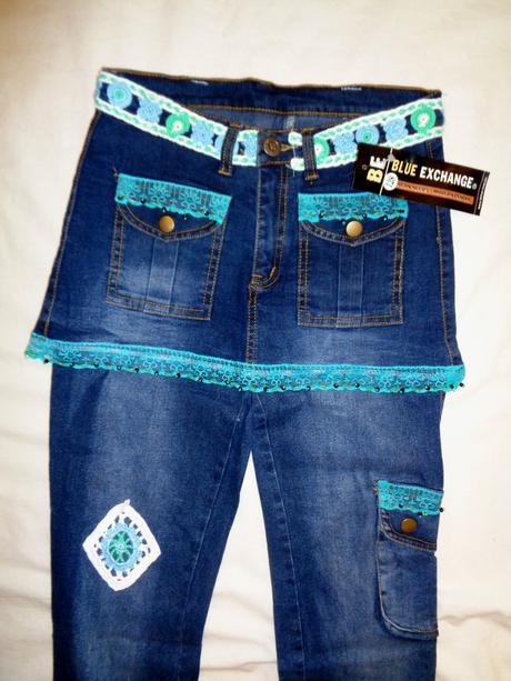 Luxusní zdobené rifle se sukní, 158