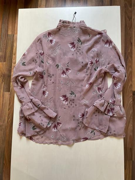 Nová volán květinová halenka, vel m, amisu, amisu,m