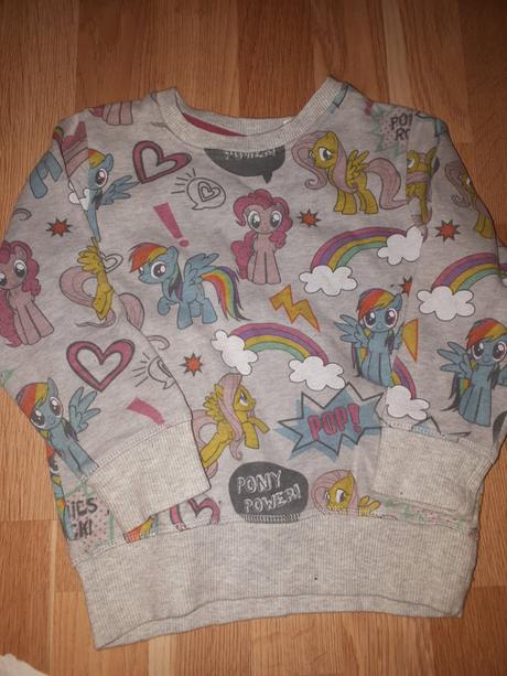 Šedá mikina my little pony, next,104