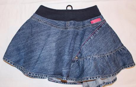 Am60. riflová sukně s rozparkem, 122