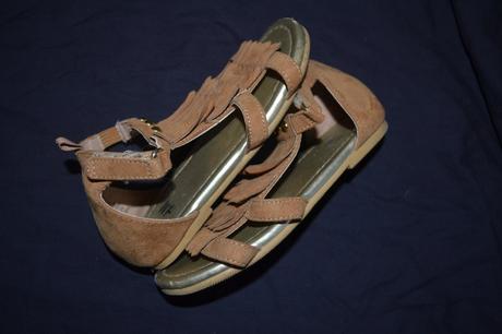 Dívčí sandály h&m   v.27, stélka 17cm, h&m,27