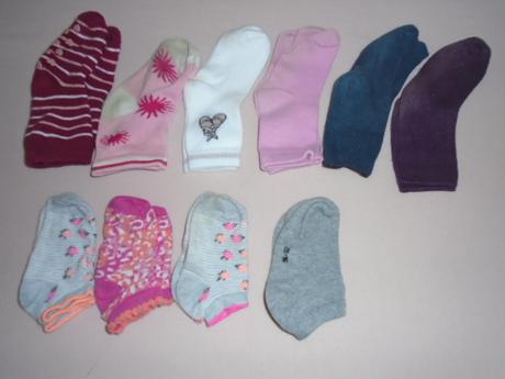 Ponožky 10x vel 20-23 10-11 cm, 23