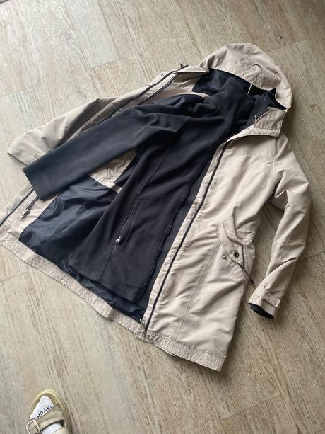 Nepromokavý kabát/parka vel.36/38, tcm,38