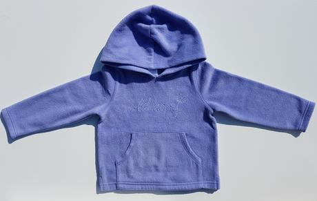 F3 dívčí fleesová mikina s kapucí vel. 98-104, old navy,98