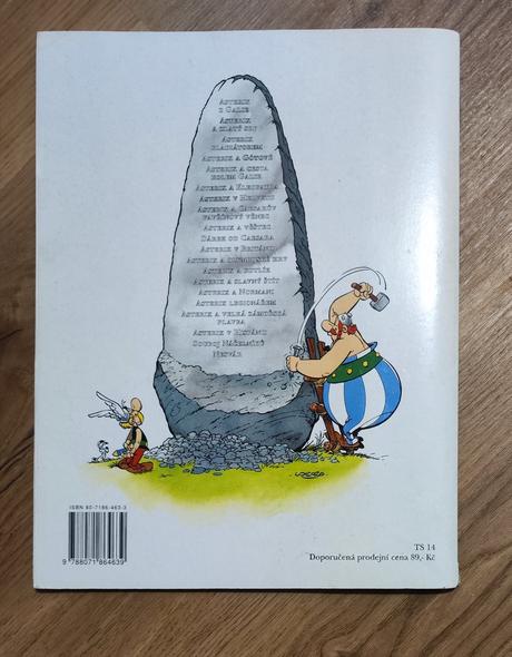 2 komiksy asterix a obelix, 