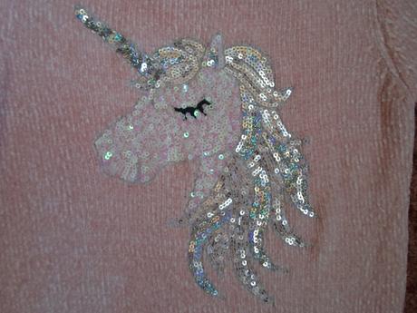 Růžový svetr svetřík, primark,146