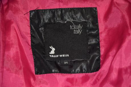 158 164 černá buřtíkatá bunda, tally weijl,164