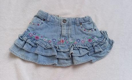 Džínová sukně s regulací pasu, denim co,92