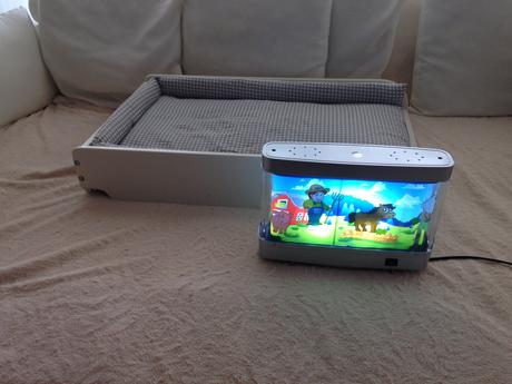 Přebalovací pult,podložka roba+dětská lampička , 