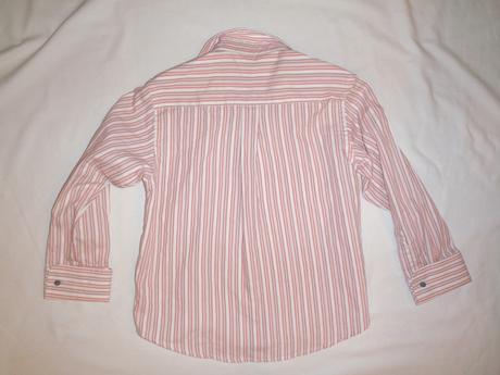 Krásná značková elegantní pruhovaná košile, 116