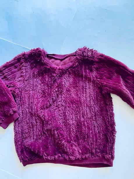 Mikina vínová - v.18/23 měs, 92