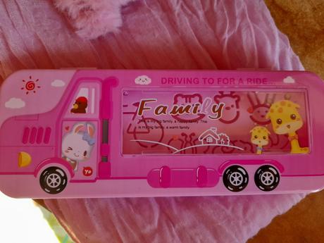 Pouzdro na pastelky,penál růžový nádherný, 