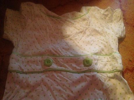 Dívčí tričko puntíky vel. 86 - 92, next,86