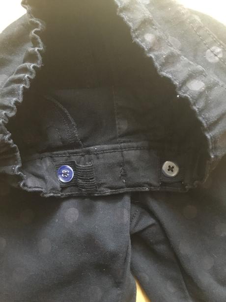 Kalhoty dzeginy skinny s puntiky, kappahl,116