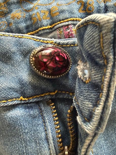 Riflové kraťasy desigual, desigual,m