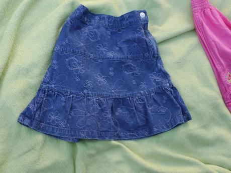 Dzinova sukynka, h&m,86