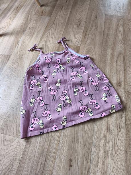 Volný top s plaměňáky h&m 134/140, 140