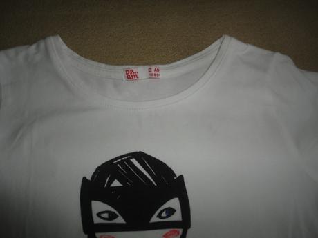 Jako nové bílé triko s potiskem, vel. 8 let, 128