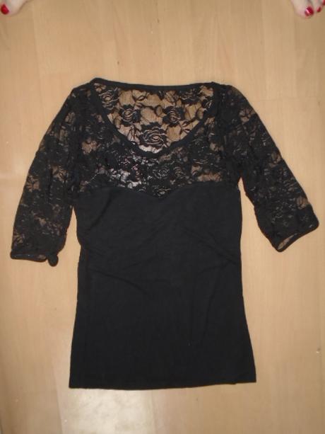 Tričko krajka vel s - 164, 158