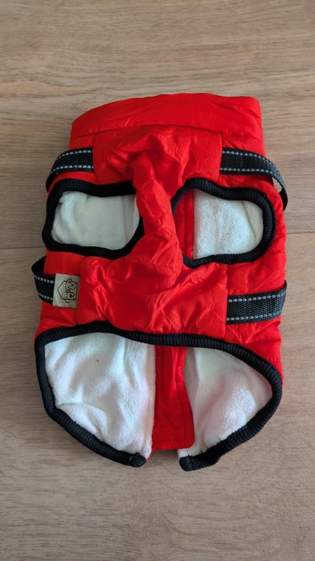 Ka514 nepromokavá psí bunda m, délka zad 28 cm,