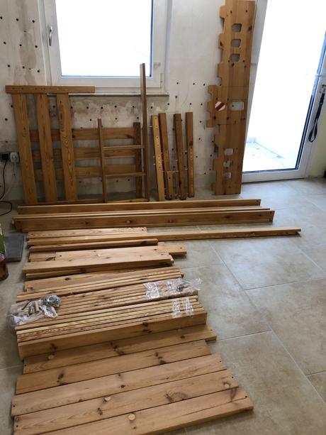 Patrová postel 90 x 200 cm masiv drevo, šířka (cm): 90,délka (cm): 200